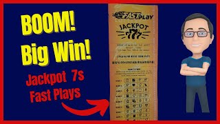 BOOM!  BIG WIN!💥$10 Jackpot 7s Kentucky Lottery Fast Plays 💥Chasing Big Winners! #kentuckylottery