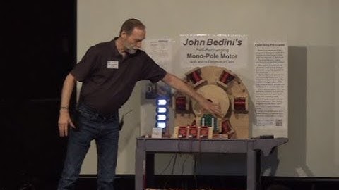 Peter Lindemann John Bedini SG Monopole Motor preview 2019 Energy Science & Technology Conference