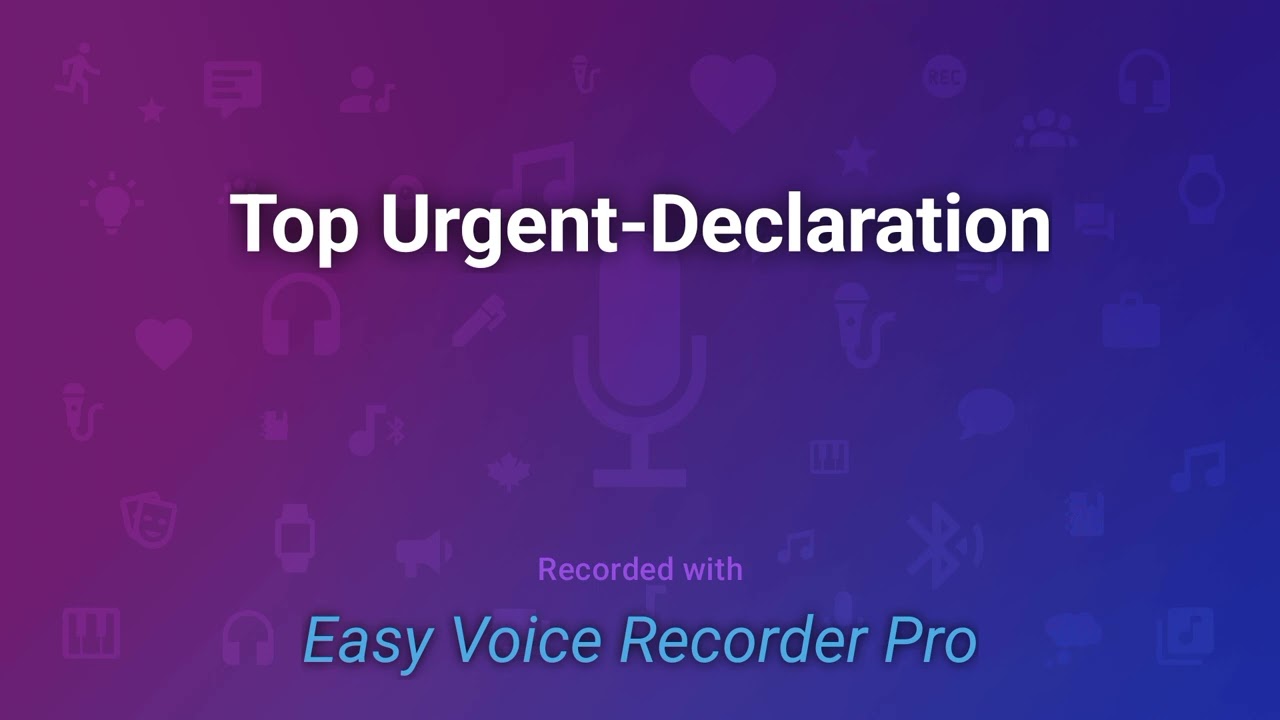 Top Urgent-Declaration