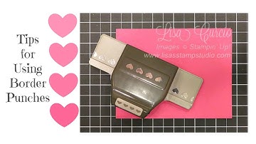 Tip for Using Border Punches