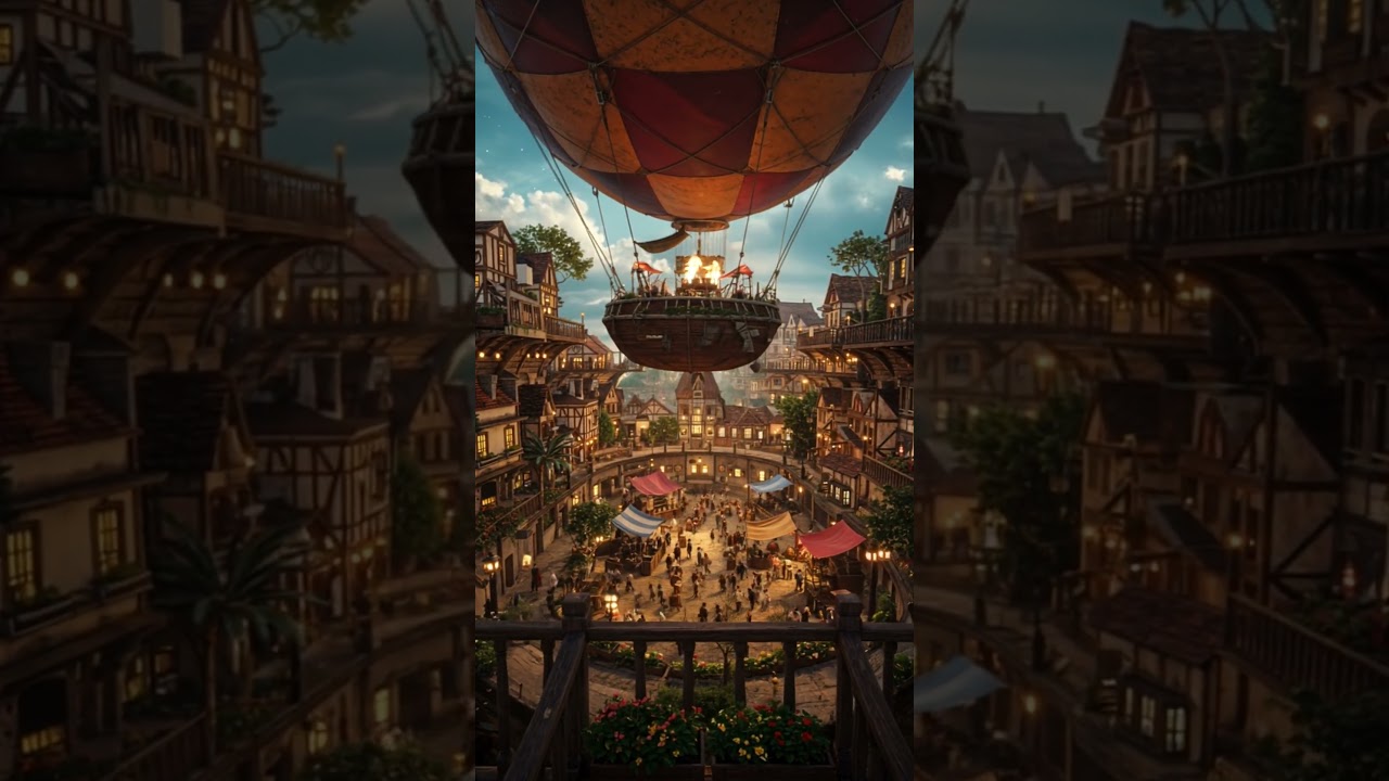 Hyperrealistic Floating City | AI-Generated Dreamlike Scenery