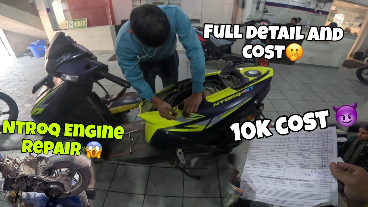 TVS Ntorq Crank Change 😰 Engine Khul Gya 😱😱Mota Kharcha Hogya 🤑