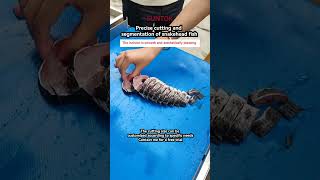 Fish cutting machine for snakehead