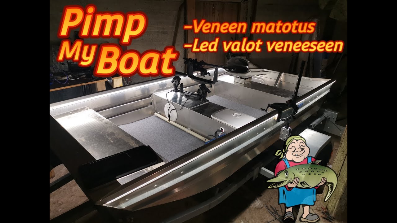 Veneen rakennus video | Valot ja matotus