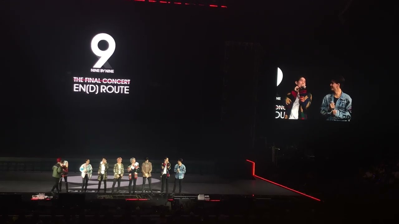 9x9 - Talk ยูนิต ต่อไอซ์ @ The FinalConcert ENDROUTE @ Impact Arena, 9Mar19  (Final Show รอบค่ำ)