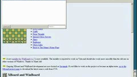 Downloading and Installing Winboard 4.2.7