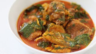 Oha soup recipe -