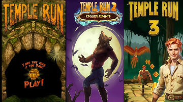 Temple Run 1 vs 2 vs 3 – Evolution of Graphics and Gameplay ( Android , iOS )