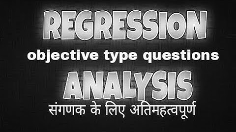 Regression analysis part 3