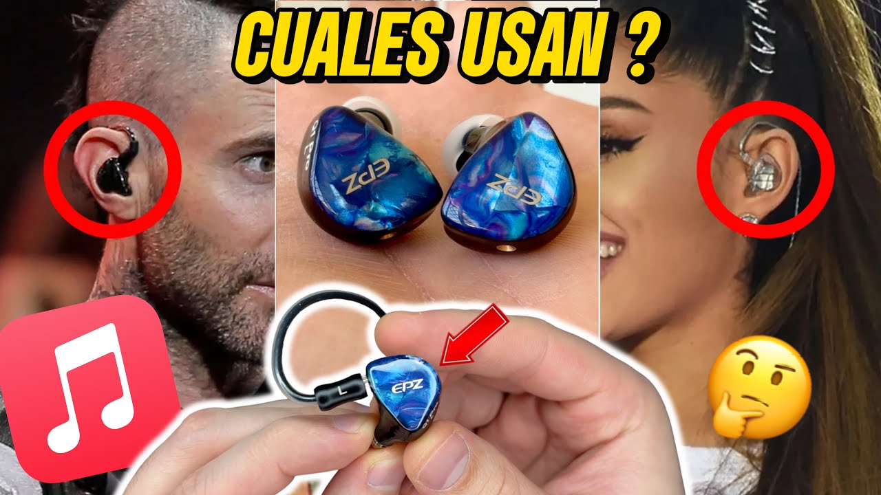 CUALES AUDÍFONOS USAN LOS CANTANTES? 😨 SE ESCUCHA DIFERENTE? - YouTube