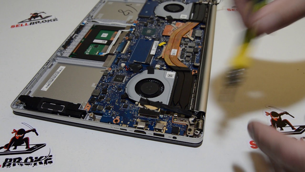How to Disassemble Asus Zenbook Pro UX501V Laptop - YouTube