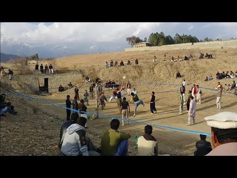 KARBALIE vs IQBAL volleyball match at Borki Parachinar
