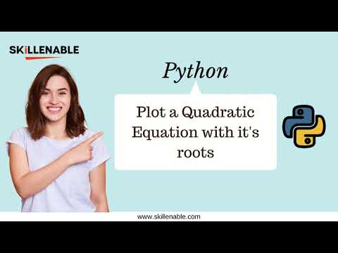 Plot a Quadratic Curve with it's Roots