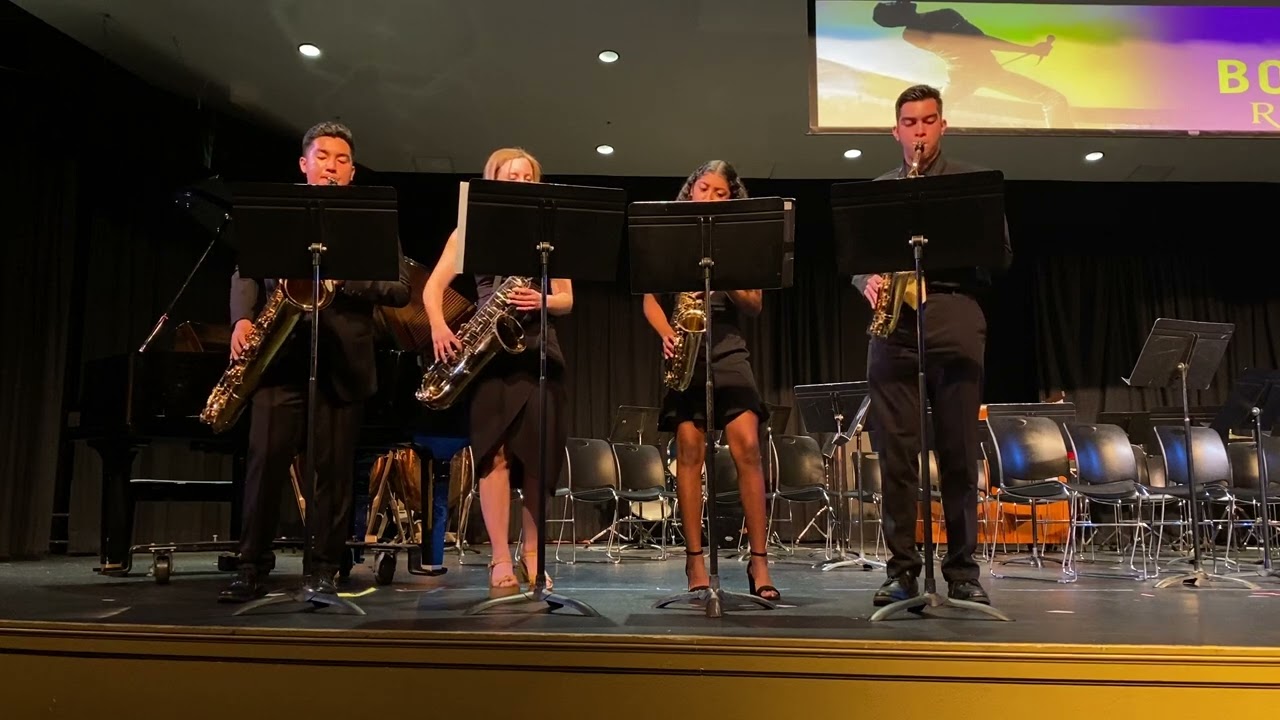 Saxophone Quartet - Ontario Christian High School - Spring Band Concert 2023