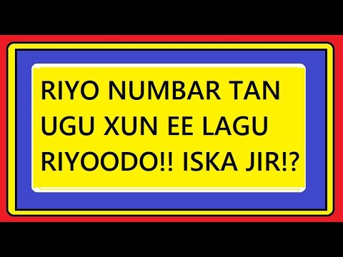 Numbarka Ugu Xun Ee Tirooyinka Haddi Aad Riyo Ku Aragto Numbarka Ugu Xun Ee Tirooyinka Haddi Aad Riyo Ku Aragto