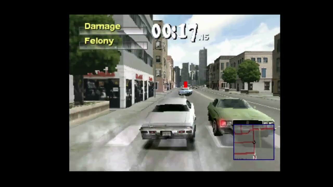 DRIVER 2 PS1 - Mission 2 ' Chase The Witness'