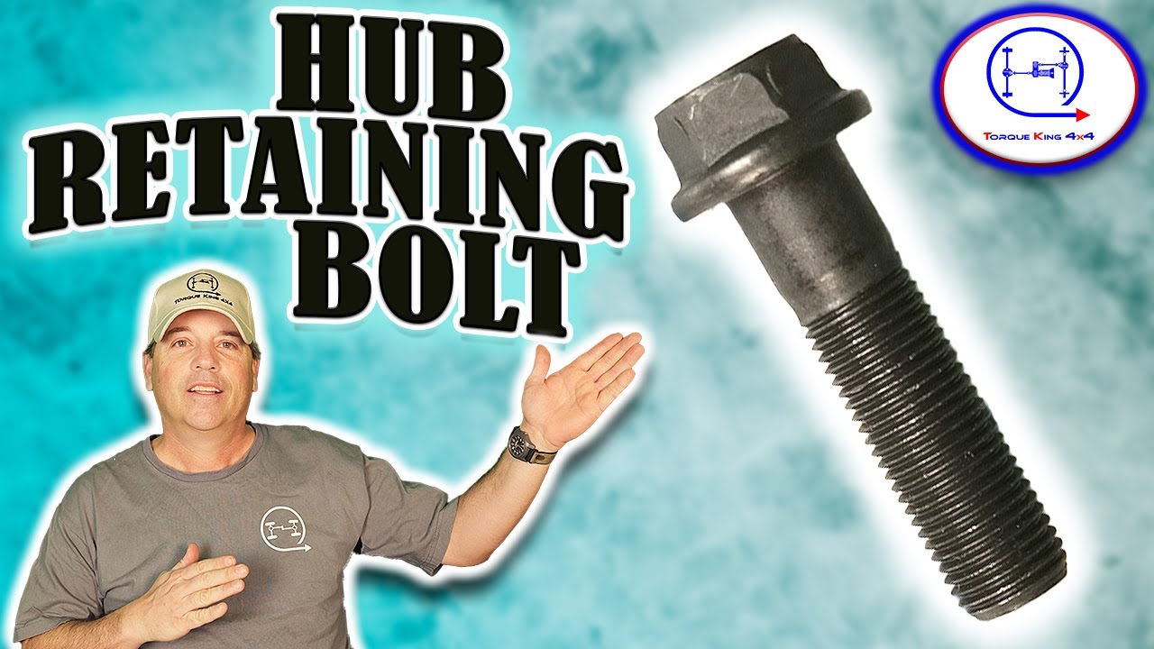 Hub Retaining Bolt for 2003-2019 Dodge Ram AAM 925 Front Axles