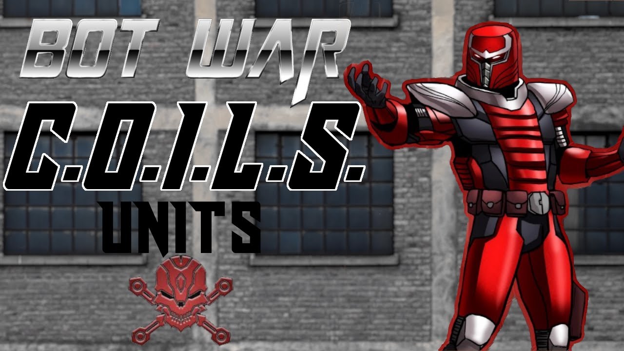Bot War COILS starter box unit guide.