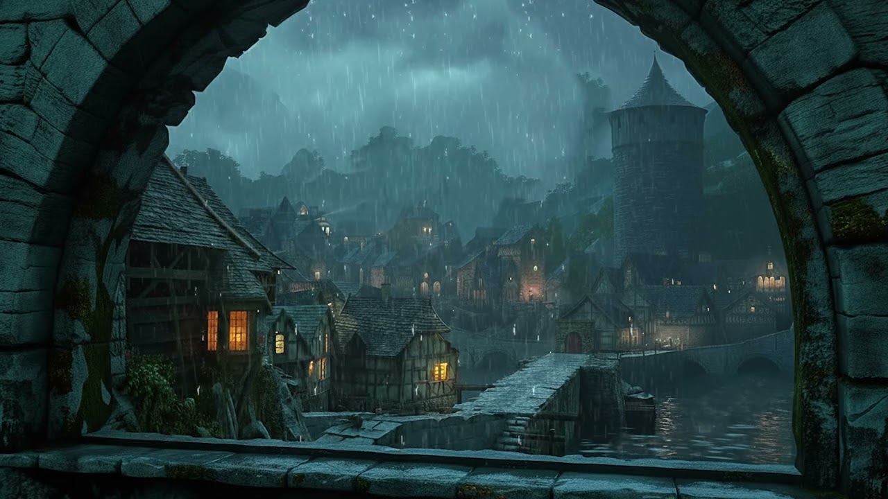 End Insomnia Tonight 🌧 Heavy Rain  Sounds for Deep Sleep, Anxiety Relief & Fast Relaxation