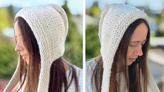 Super Bulky Knit Bonnet for Women