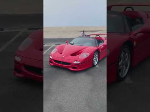 Ferrari F50 parks