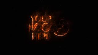 Cinematic Fire Flame Logo Intro