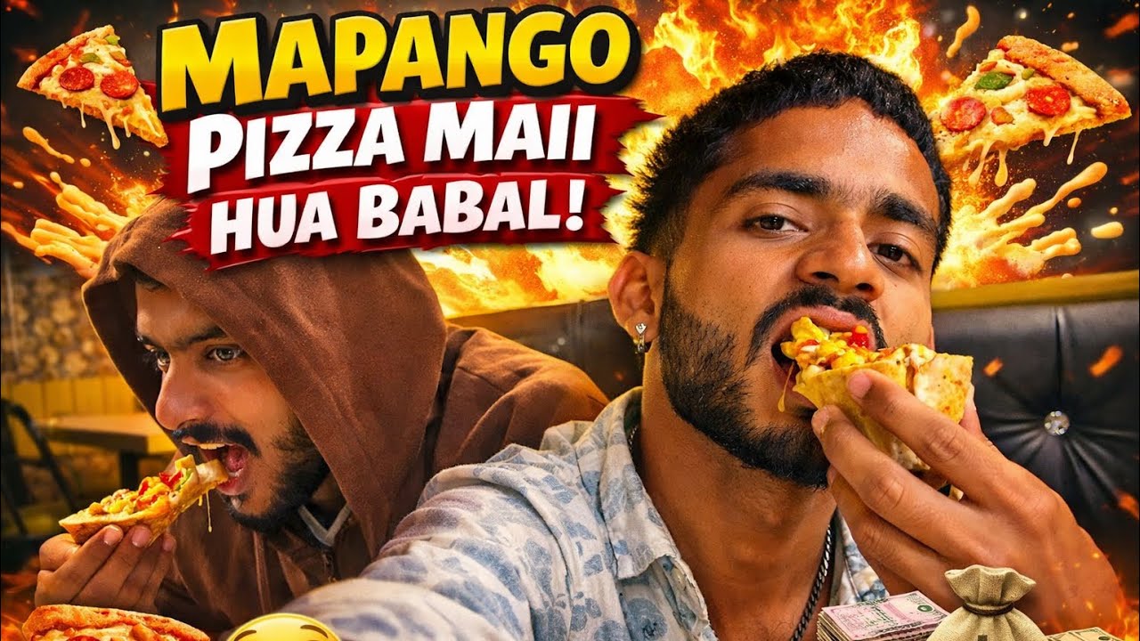 Mapango maii pizza khane gaye the yaha aisa Babal😨 hua pizza kahne ka man nahii kiya fir 😢