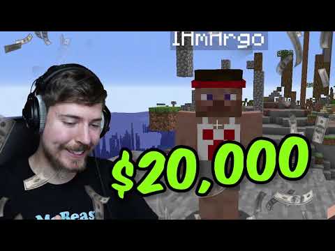 MrBeast Gaming Mining 1,000,000 Blocks Alone! Winners