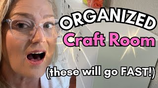 RUN for this *NEW* Organizing Tool! 10 Minute Craft Room Organization