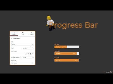 Elementor Elements - Progress bar | Explained