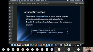 dplyr: arrange function