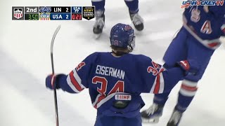 The Record breaking man Cole Eiserman 2024 season highlight tape with the USNTDP ( 2024 NHL Draft )