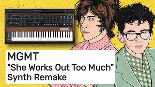 MGMT - She Works Out Too Much (Instrumental Synth Remake)