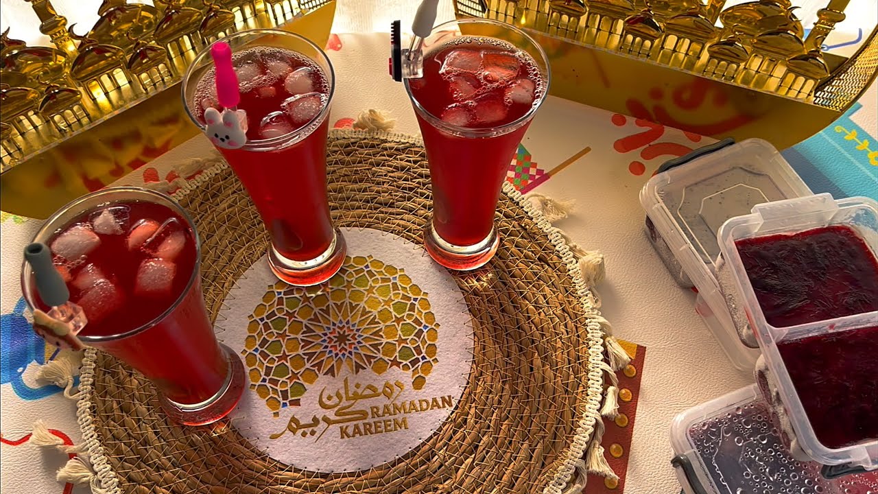 طريقه عمل مشروب العناب الرمضاني صحي واقتصادي