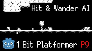 Hit &amp; Wander AI Actions ~ 1 Bit Platformer [Part 9] ~ Godot 4.3