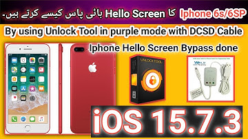 Iphone 6s/6S+ Hello Screen bypass after serial change in purple mode iOS 15.7.3 | 2023 | Part 1