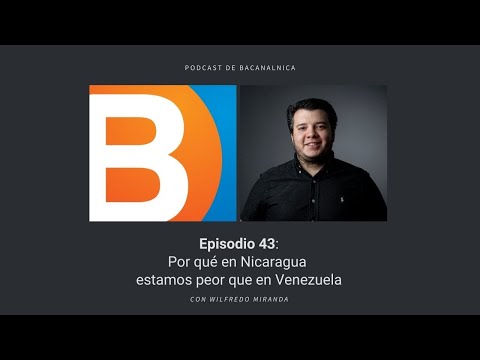 Episodio 43 del podcast de Bacanalnica, con Wilfredo Miranda