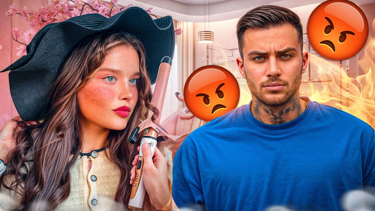 واکنششو ببین وقتی موهامو براش قشنگ کردم!!😡💔