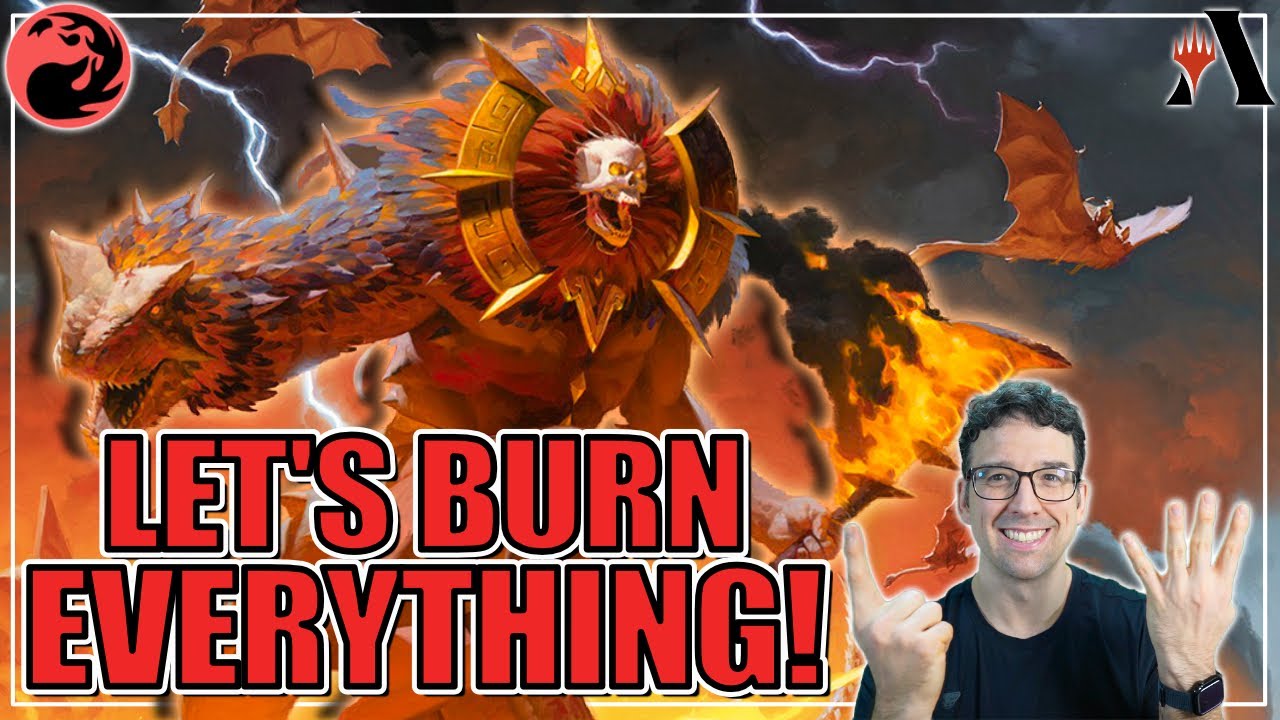 Mono Red Burn Is Back and Feeling Better Than Ever! | Standard MTGA BO1 Gameplay 