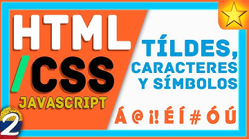 ▶ Cómo usar ACENTOS y CARACTERES ESPECIALES ©️ en una Página Web【HTML / CSS / JAVASCRIPT】