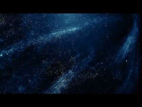 No Copyright Particles Blue Bokeh Dust Abstract Light Motion Titles Cinematic Background Loop 2