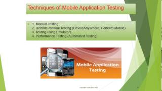 Mobile Testing - Fall 2013 - Part 4/10