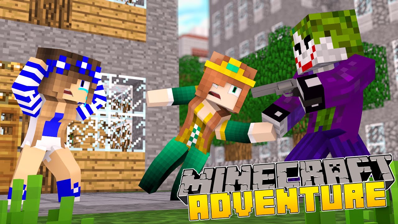 Minecraft-Little Carly Adventures-THE JOKER KIDNAPS MY MOM!!