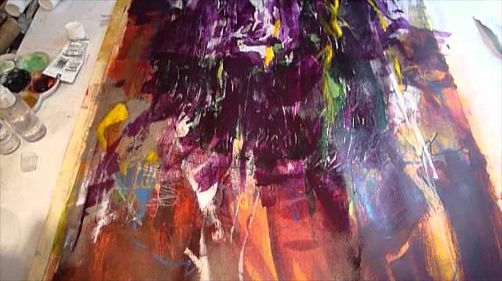 "Coming through the Rye" Abstract Painting in Prog...