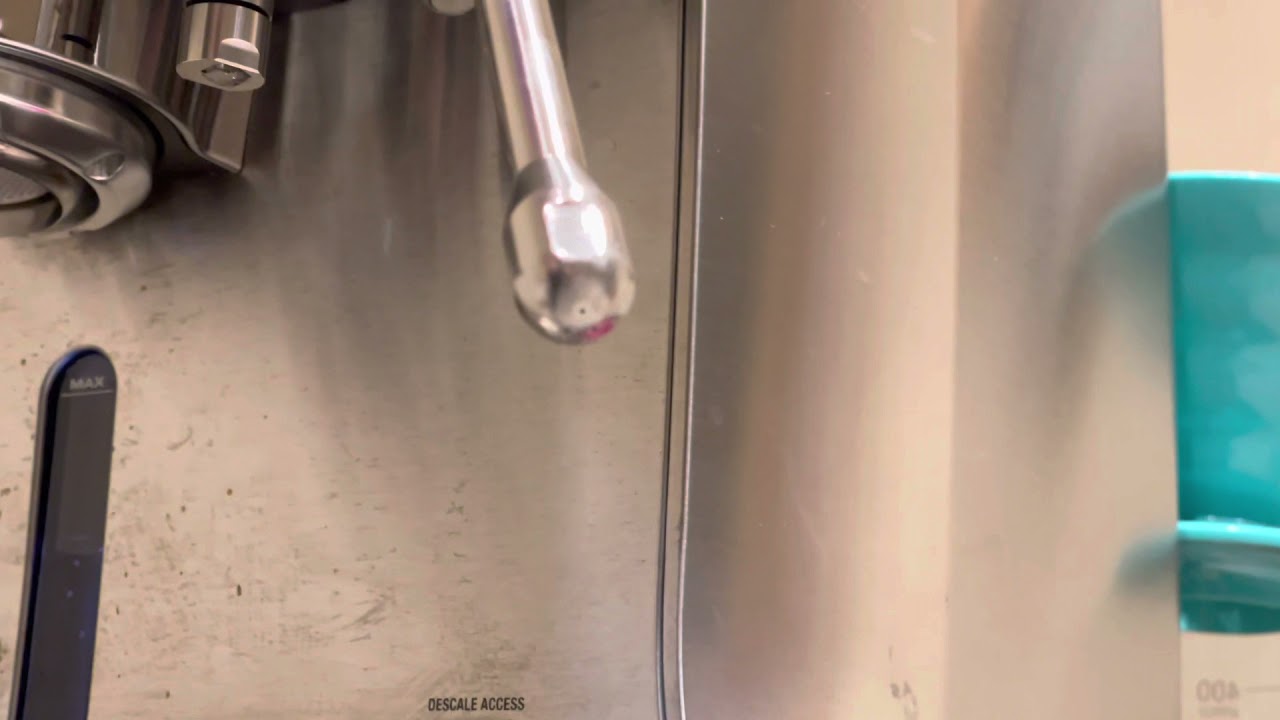 Sage/ Breville Dual Boiler wand wet sneeze YouTube