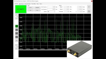 SMA Simple Spectrum Analyzer 138MHz-4.4GHz - New software version released!