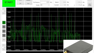 SMA Simple Spectrum Analyzer 138MHz-4.4GHz - New software version released!
