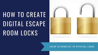 How to Create Digital Locks for a Classroom Escape Room screenshot 5