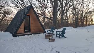 Unique glamping cabin in the woods!