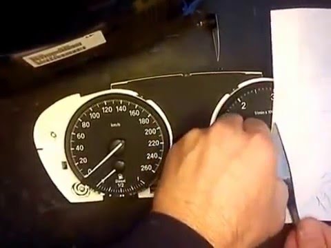 снятие приборов бмв е60
